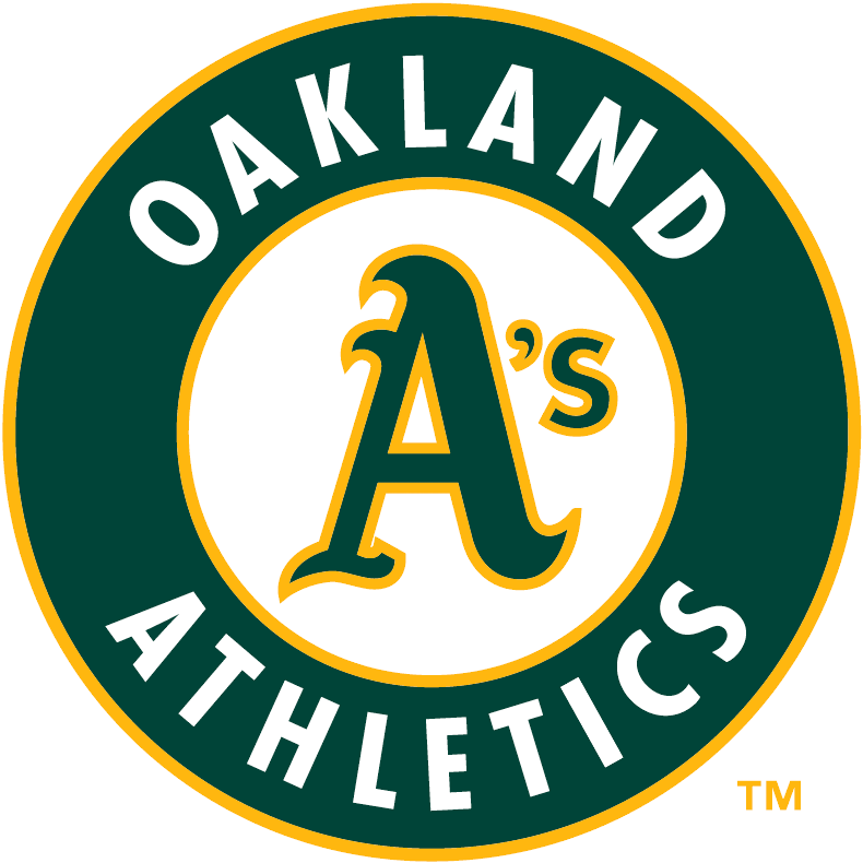 Oakland Athletics logos iron-ons